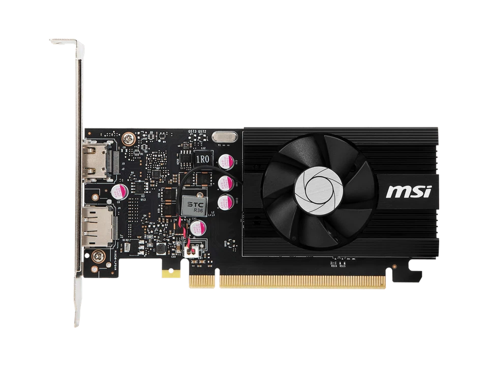 MSI GeForce GT 1030 4GB GDDR4 PCI Express 3.0 x16 (uses x4) ATX Video Card GT 10 - Image 1 of 4