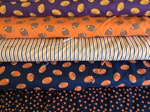 FABRIC FINDERS- FOOTBALL COLLECTION- 58-60" WIDE- 5 FABRICS TO CHOOSE FROM - Picture 1 of 6