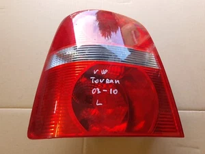 VW TOURAN 03-10 REAR LEFT PASSENGER SIDE LIGHT CLUSTER 1T0945257A - Picture 1 of 24