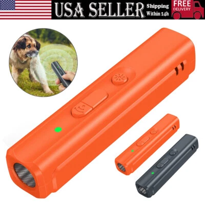 Ultrasonic Pet Dog Repeller Anti Barking Stop Bark Training Device -Rechargeable