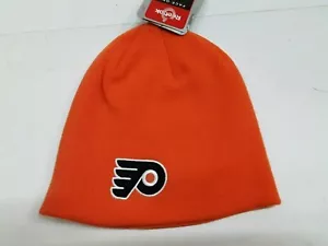 Philadelphia Flyers NHL orange Basic Logo Manschettenlose Beanie Strickmütze - Bild 1 von 4