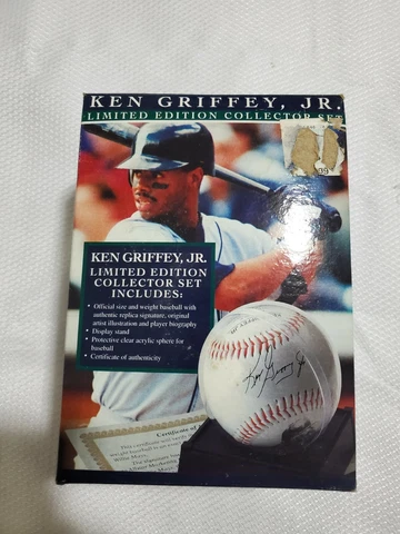 All-Star Heroes Ken Griffey Jr. Limited Edition Facsimile Signed Ball G9 Cover