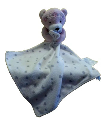 WENDY BELISSIMO Blanco Rosa OSO Floral Lovey Manta de Seguridad Felpa Foto 1 de 3