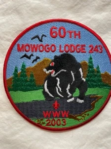 OA 243 Mowogo 60 Aniversario Chaqueta Parche Noreste Georgia J-15 ENVÍO GRATUITO - Imagen 1 de 1