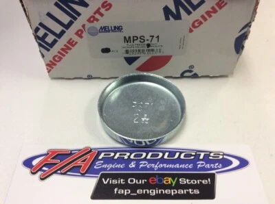 Melling MPS-71 2-5/32" Steel Shallow Engine Expansion Plug Cup Freeze Out Plugs - Image 1 of 4