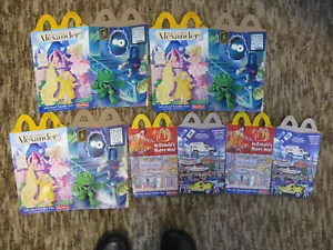 LOT OF 5 UNUSED MADAME ALEXANDER HAPPY MEAL BOXES - 2 - 2002 3 - 2003 - Picture 1 of 6