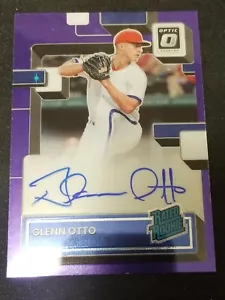2022 Donruss Optic Glenn Otto Rated Rookie Auto Purple Stars #RRS-GO | SSP 25/99 - Picture 1 of 2