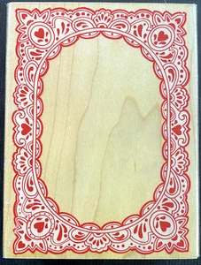 Frame Stamps: Floral Lace Hearts Woven Sentiment Fancy Plain Patriotic Tribal - Picture 1 of 79