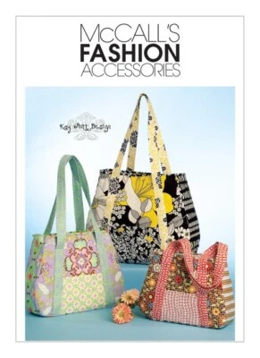 McCall's Sewing Pattern 5822 Bag Reusable Carry Project Totes Craft Bag 3 Sizes - image 1 of 4