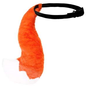 Fuchsschwanz für Kinder zum Umschnallen | Plüsch | Für Fuchs Kostüm | 60cm - Bild 1 von 4