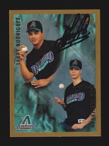 1997 TOPPS #253  Larry Rodriguez  ARIZONA DIAMONDBACKS SIGNED AUTOGRAPH AUTO COA
