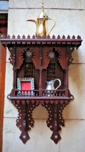 Handmade Wall Mounted Wood Shelf Decorative Shelf Floating Shelf Wooden Shelf - Picture 1 of 5