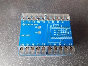 Schleicher Safety Relay Module SNO 1005 - Picture 1 of 6