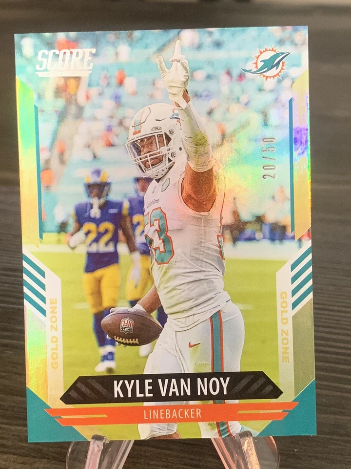 2021 Score Gold Zone /50 Kyle Van Noy #35 - Image 1 of 2