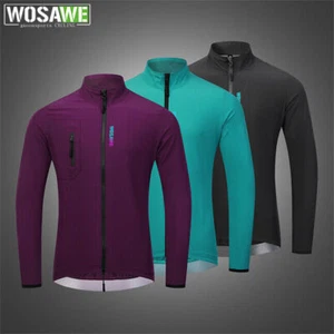 WOSAWE Mens Cycling Breathable Jacket MTB Lightweight Coat Windproof Sport Top - Picture 1 of 15