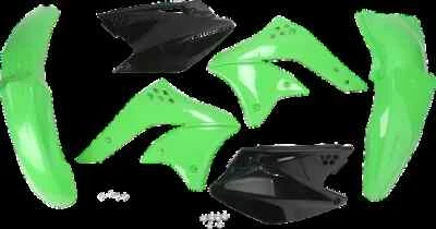 Kit de carrocería de guardabarros de plástico Acerbis verde negro Kawasaki KX250F 06-08 Foto 1 de 4