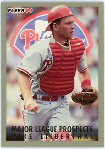 1994 Fleer Major League Prospects Mike Lieberthal Card #21