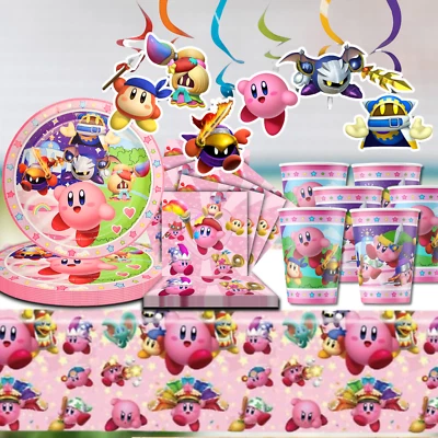 Kirby Star birthday party supplies favor centerpiece decoration event theme pink - Image 1 of 4