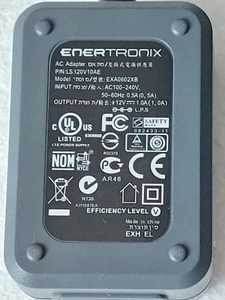 Enertronix Netzteil: 12V/1A Type: EXA0602XB AC/DC Adapter  gebraucht. - Bild 1 von 3