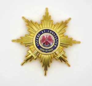 Gran Cruz Alemana de la Orden del Águila Roja con Espadas Pecho Estrella - Imagen 1 de 4