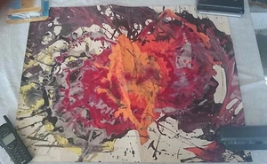 Yves Corbassiere Mixed Media on Paper Listed artist 1964 make offer! - Picture 1 of 2