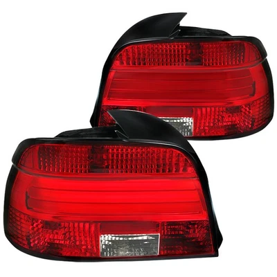 Red/Clear Fits 2001-2003 Bmw E39 5-Series M5 525I 530I 540I Led Tail Lights Lamp Foto 1 de 4