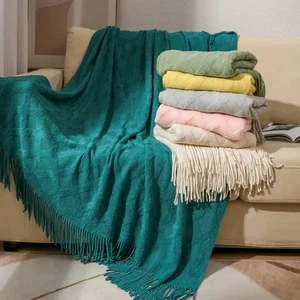 Sofá Manta Verano Oficina Siesta Manta Manta Hogar Habitación Decoración - Imagen 1 de 25