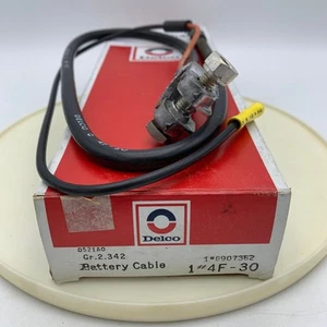 Delco Packard OEM Battery Cable #4F-30 GM 8907362 NOS - Picture 1 of 6