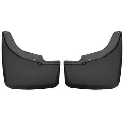 Husky Liners Rear Blk Plastic Mud Guards for 15-19 Silverado Sierra 3500 Dually Foto 1 de 4