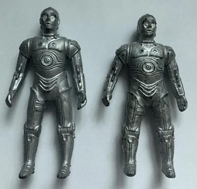 STAR WARS 1980’s POLISH C-3PO BOOTLEG KO FIGURE VARIANT LOT UNARTICULATION - Image 1 of 2