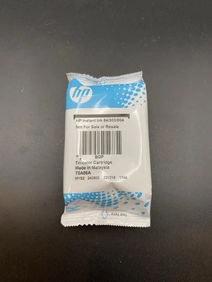 Подлинный HP мгновенный чернила 64/303/804 трехцветный картридж - T0A86A - новый, запечатанный - Изображение 1 из 4