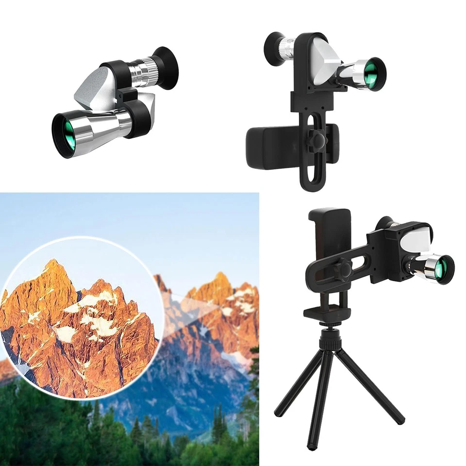 Mini Telescope Pocket Adults Kids 8x20 Handheld for Travel Hunting Fishing - Image 1 of 1