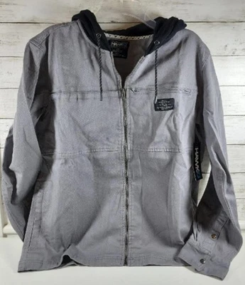 Chaqueta para hombre Tony Hawk grande gris/negro pesada ¡NUEVA! Foto 1 de 4
