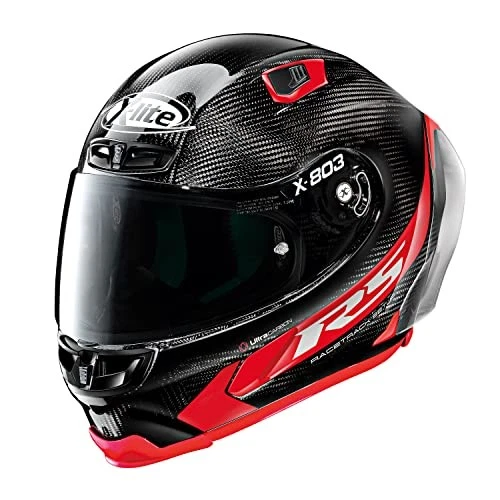 NOLAN X-lite X-803RS Ultra Carbon Full Face Motorcycle Helmet Hot Lap Red/13 Foto 1 de 1