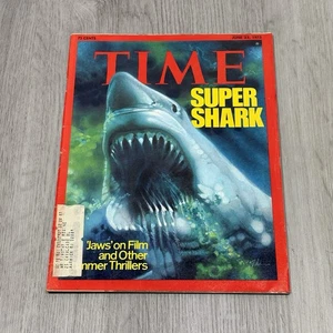Super Shark "Jaws" im Film Time Magazine 23. Juni 1975 - Bild 1 von 12