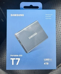 Samsung T7 Portable SSD – 4TB – Black - Picture 1 of 1
