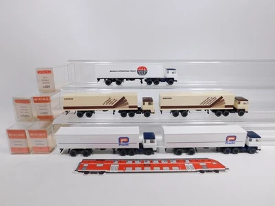 5x wiking H0 1:87 520 Camion Scania: Pracht + Siemens + Navis ,Mint + Box - Immagine 1 di 3