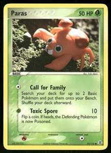 Pokemon Tcg Paras #72 Pokemon Fire Red & Leaf Green NM - Picture 1 of 2