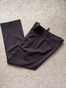 PANTALÓN INTELIGENTE MARKS AND SPENCER CHOCOLATE PIERNA DELGADA BOLSILLOS CREMALLERA TALLA 12 EXCON - Imagen 1 de 7