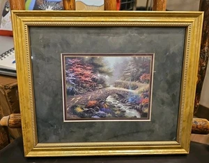 Thomas Kinkade Stillwater Brücke, 9 1/2" x 11 1/2" Echtheitszertifikat - Bild 1 von 6
