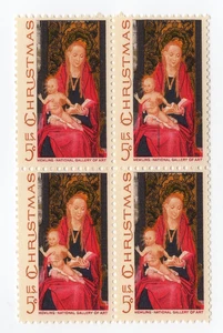 Scott #1336 Madonna & Child Block of 4 Stamps - MNH - Picture 1 of 1