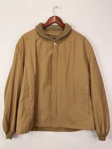 Vintage Mcgregor Scotset Perma Press Knit Collar Beige Full Zip Jacket Size XL - Bild 1 von 12