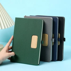 PU Leather Cover A5 Notebook 200 Pages Students Notebook Agenda Organizer - Picture 1 of 15