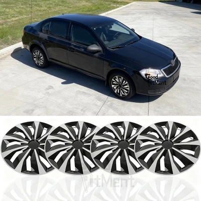 For Chevrolet Cobalt 05-08 15” inch Set of 4 Hub Caps Full Wheel Cover R15 Steel Foto 1 de 4