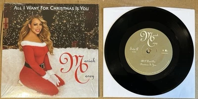 Mariah Carey All I Want For Christmas Is You 45 7” vinyl Single 30th Anniversary - Image 1 of 2