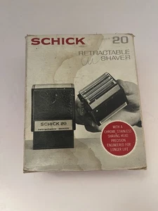 Afeitadora retráctil Schick 20 en caja original - Imagen 1 de 7