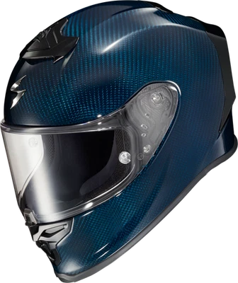 Scorpion R1C-0205 EXO-R1 AIR FULL FACE HELMET CARBON BLUE LG Foto 1 de 4