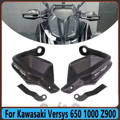 Motorcycle Handlebar Windshield Hand Guard Protector For Kawasaki Versys650 1000 Foto 1 de 4