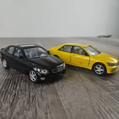 Lot Of 2 5046 Lexus IS300 - Kinsmart  - 1/36 scale Diecast  Gold color And Black - Image 1 of 4