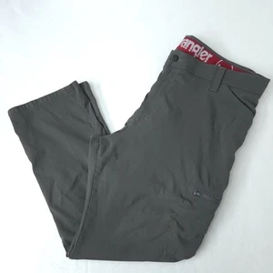 Wrangler Hose Herren 40x30 grau Outdoor Performance Stretch Cargo Wandern **Loch* - Bild 1 von 12